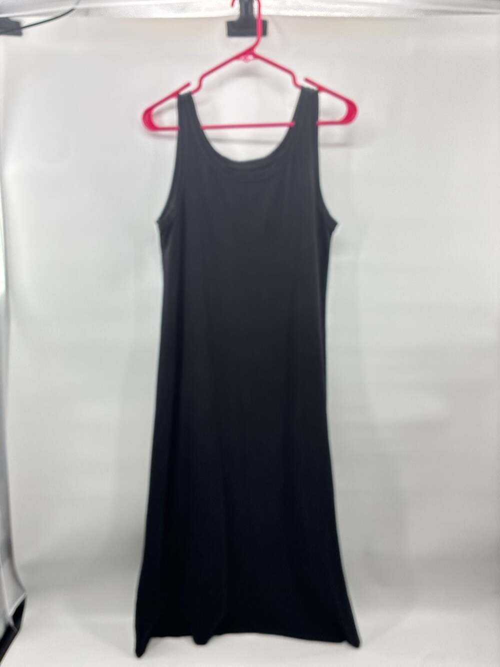 Eileen Fisher Tank Dress Size M Black Organic Cotton